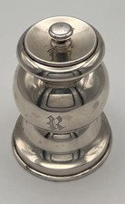 Vintage Silver Pepper Grinder-