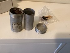 Ephemera 1918 Ww1 Nestorian Waterproof math container with original matches