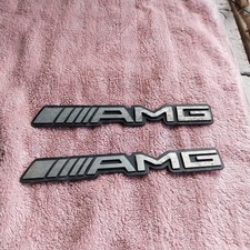 Mercedes-Benz x2 AMG emblems for W202