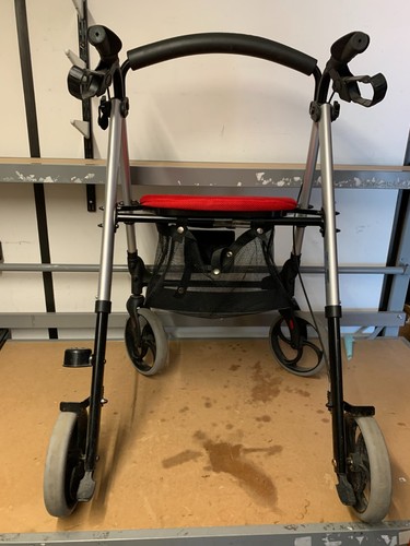Folding walker with wheels and - folding,