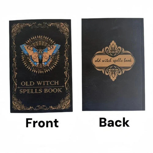 Old witch spell book - old,