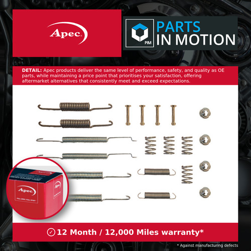 Brake shoe fitting kit fits - fitting,