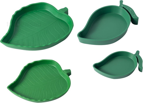 4pack terrarium bowls turtle - 4pack,