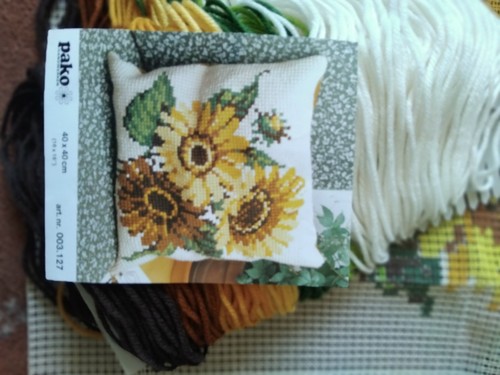 Chunky wool cross stitch - wool,