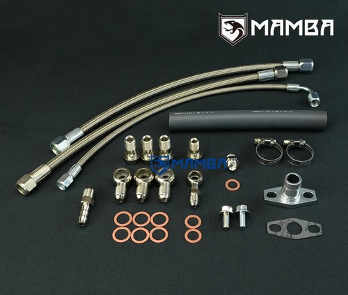 Turbo oil water line - &, kit