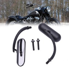 Universal Motorcycle Oval Mirror For Harley Davidson Honda Suzuki Bobber Chopper
