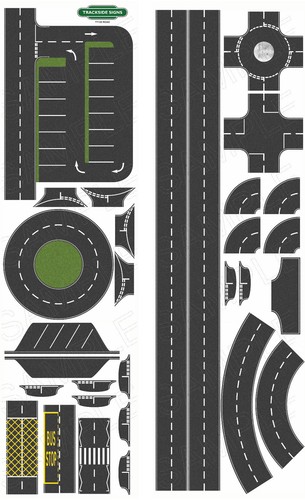 120 road layout sheet - road,