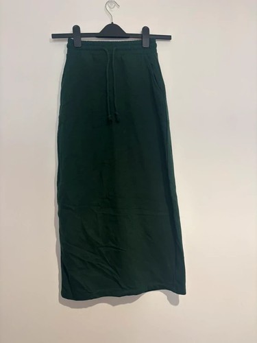 Zara green midi skirt