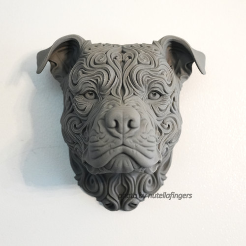 Blue staffordshire bull - blue,