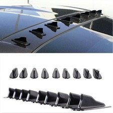 NEW Shark fin diffuser vortex generator car roof spoiler bumper universal 10 pcs