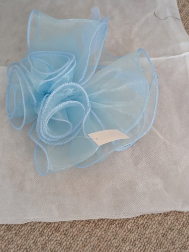 Women blue organza flower - women’s,