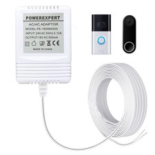 18V 500MA Nest Video Doorbell Power Transformer Adapter uk for Ring,Nest... 