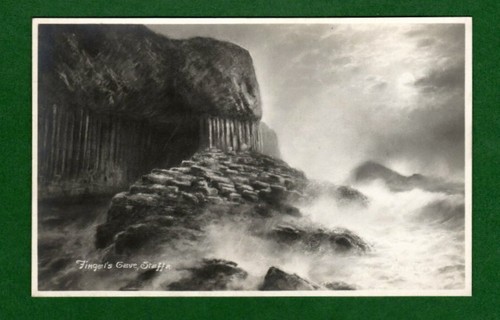 137 postcard staffa - ,