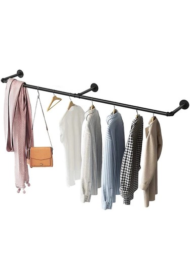 Wall mounted clothes rail - wall,