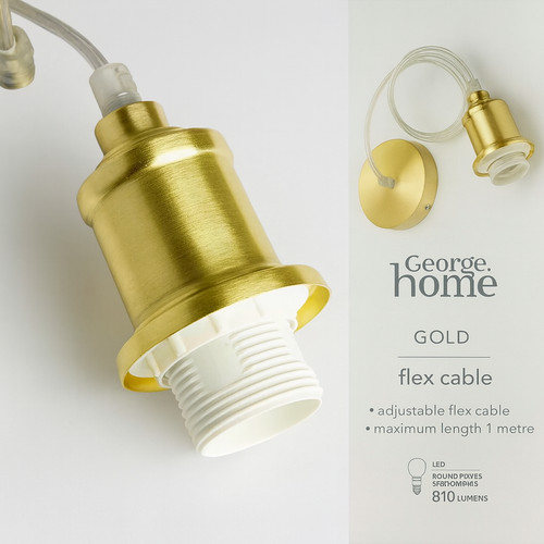George home gold - home, pendant