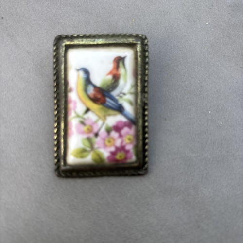 Limoges france brooch gold - brooch,