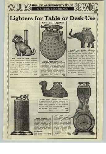 1933 paper novelty table - ad,