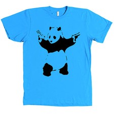 Banksy Panda With Guns Stencil