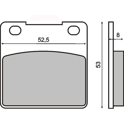 Front brake pads - front,