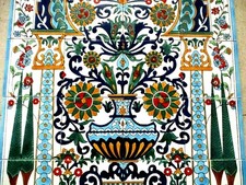 24" x 36" Hand painted Ceramic tile art panel Mosaic wall mural Backsplash 