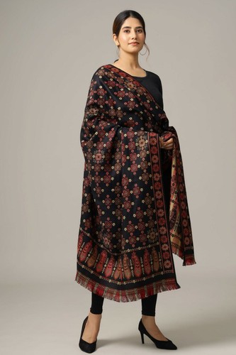Large wool paisley jamavar - large,