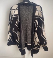 Black And White Cardigan