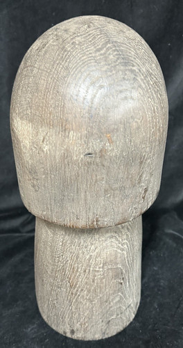 Antique hat wig block - hat,