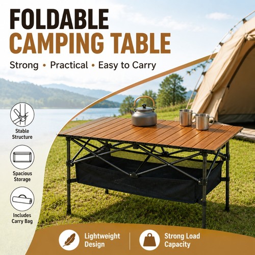 Foldable roll camping - roll-up,