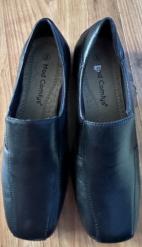 Ladies size black leather - black,
