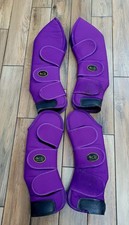 Travel Boots Delux Mark Todd Set 4 / Purple / Size L / Ex Pre-owned Condition