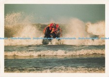 D273416 Rock D Class Lifeboat in Polzeath Helm Mat Smith Crew Rob Young and Sam