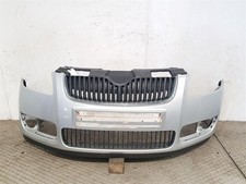2007-2010 MK2 5J SKODA FABIA FRONT BUMPER SILVER 5 DOOR ESTATE