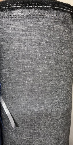 Irish linen grey fabric - irish,