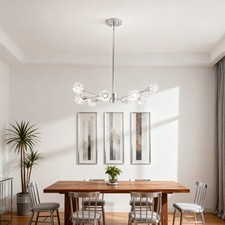 Modern Chrome 28'' K9 Crystal