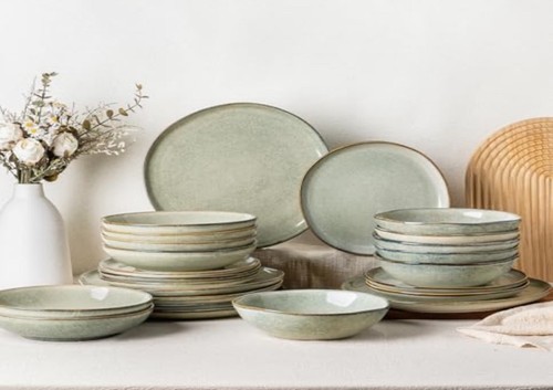 Gbhome 23pc stoneware dinner - 23pc,