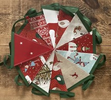 Handmade Oilcloth Bunting