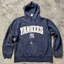 00s Adidas New York Yankees Pullover Hoodie M
