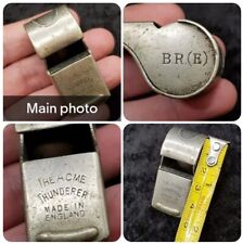 Old Vintage Acme Thunderer Whistle - Made In England - Quality British Product 