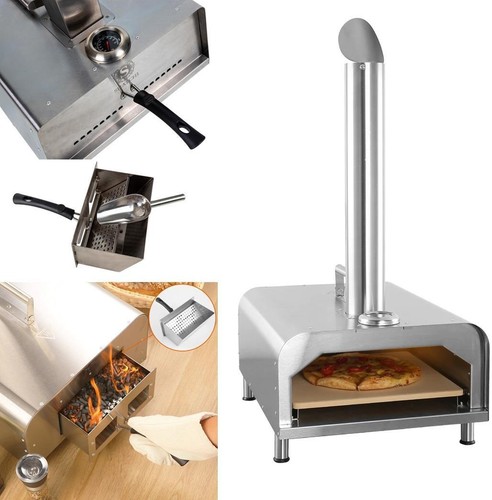 Wood fired pizza oven - fired,