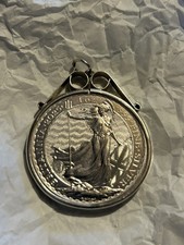 Vintage coin mount bezel - coin,