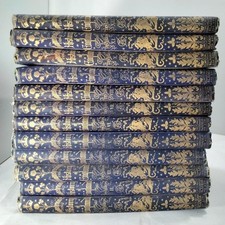 Antique Books Lot Thomson The Comprehensive History Of England 12 volumes 1850s?