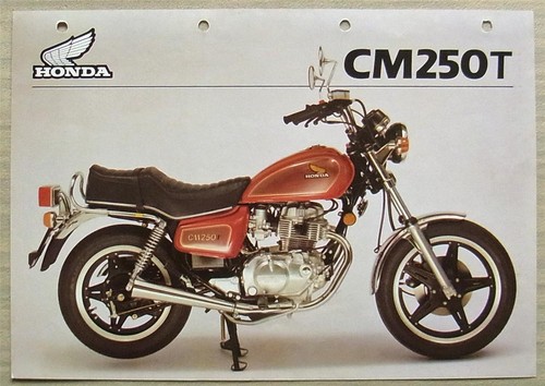 Honda cm250t motorcycle - honda, sales