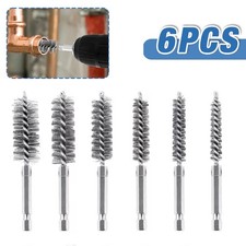 6 X Stainless Steel Wire Brush