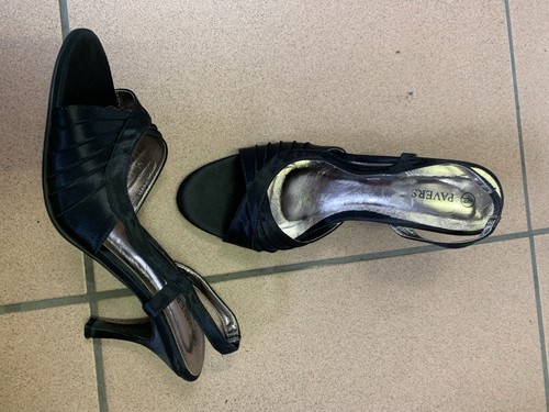 Pavers black sling back - pavers,