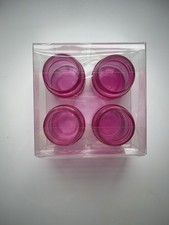 Pack Of 4 Pink Mini Mason Jar