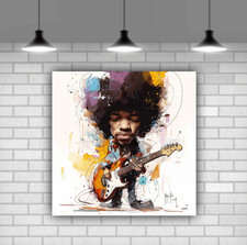 Jimmy Hendrix Canvas Wall Art