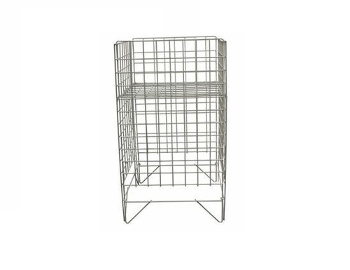 Square wire dump basket - square,