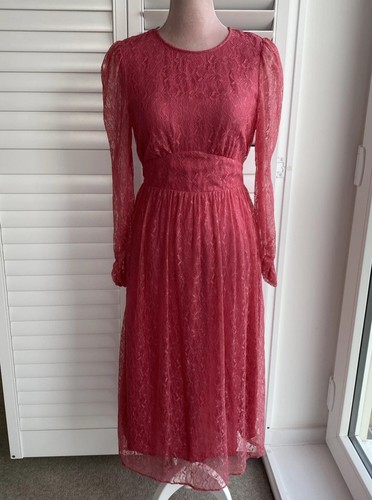 Ghost pink lace tie - ghost, lace,