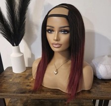 U Part Human Hair Wig Hair