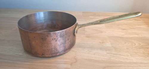 Vintage copper saucepan - vintage,